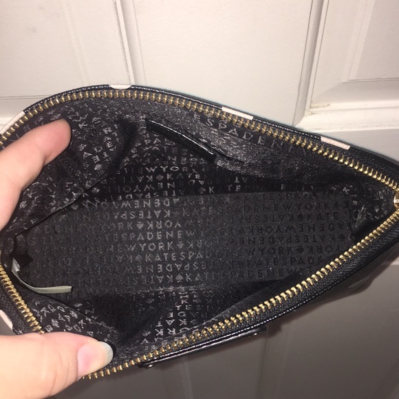 Kate Spade Classic Black Beige Polka Dot Crossbody - Picture 7 of 15